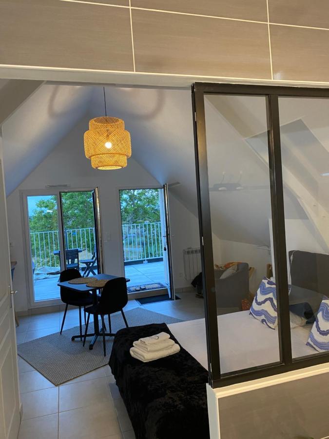 Appartement Lu'Ermael Avec Vue Mont Saint Michel Courtils ภายนอก รูปภาพ