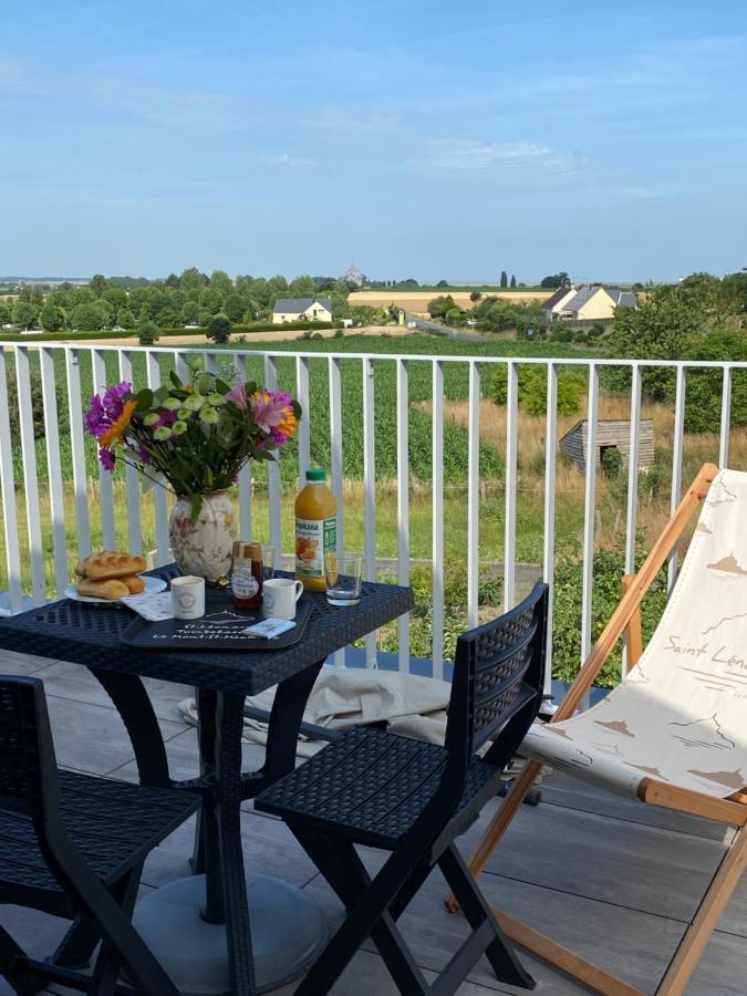Appartement Lu'Ermael Avec Vue Mont Saint Michel Courtils ภายนอก รูปภาพ