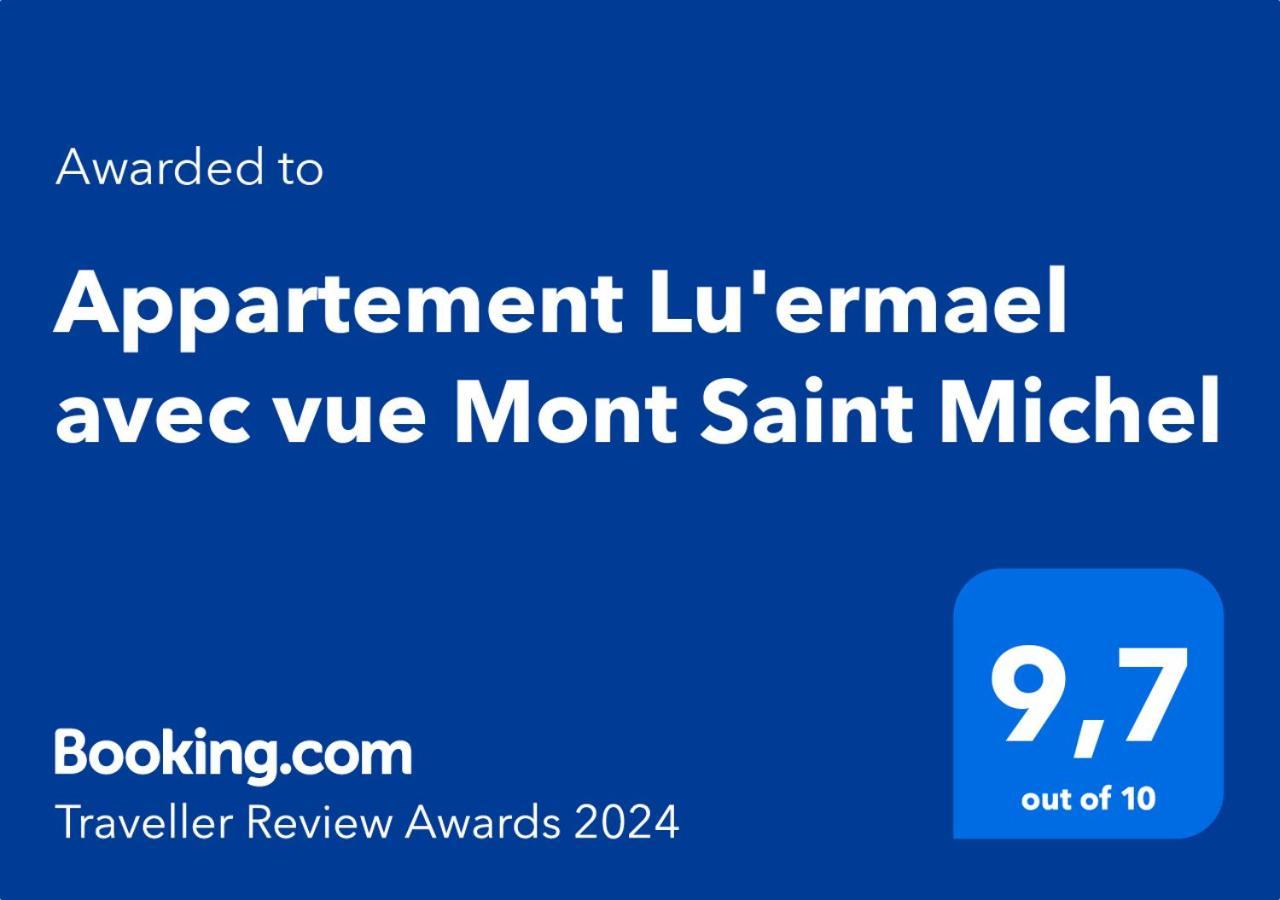 Appartement Lu'Ermael Avec Vue Mont Saint Michel Courtils ภายนอก รูปภาพ