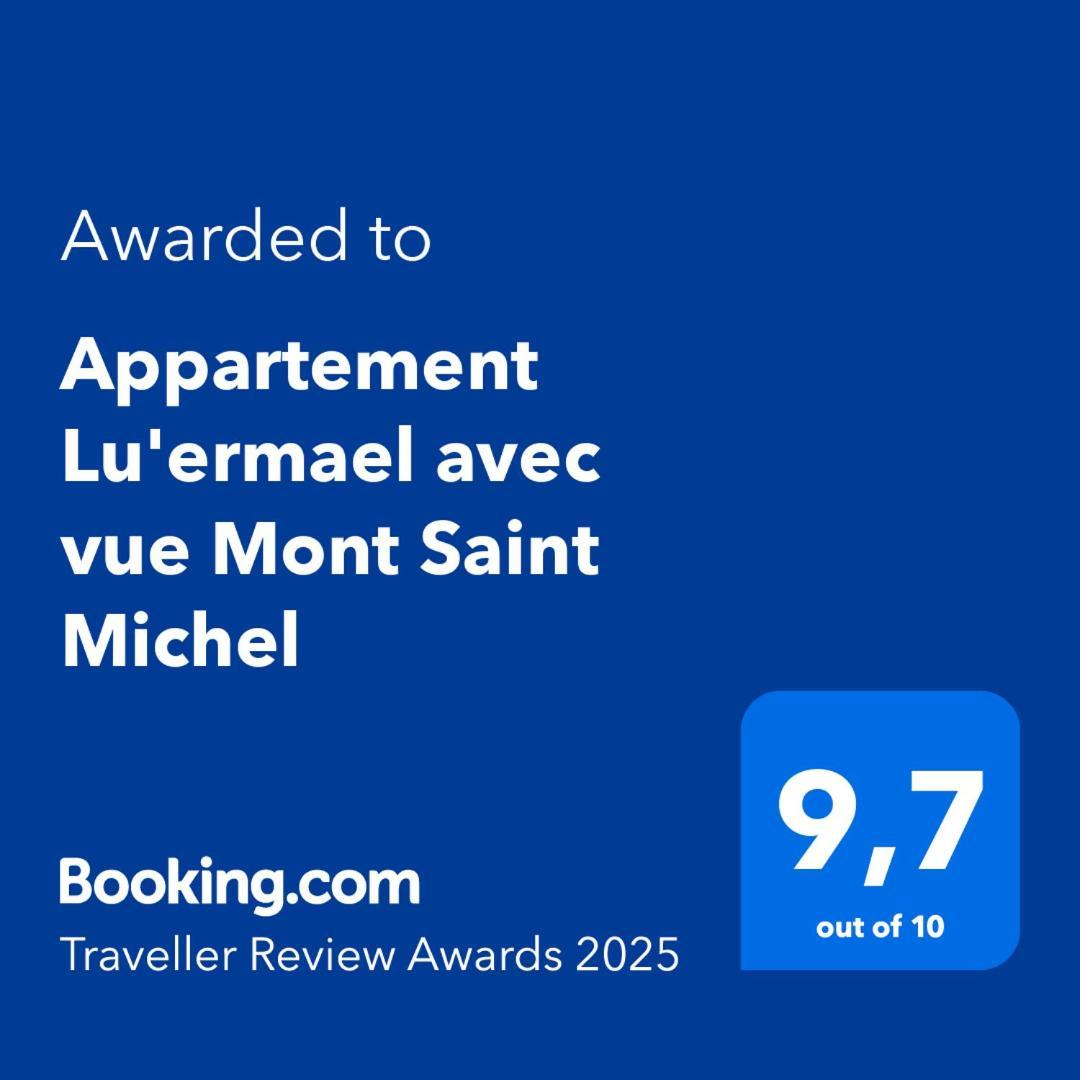 Appartement Lu'Ermael Avec Vue Mont Saint Michel Courtils ภายนอก รูปภาพ
